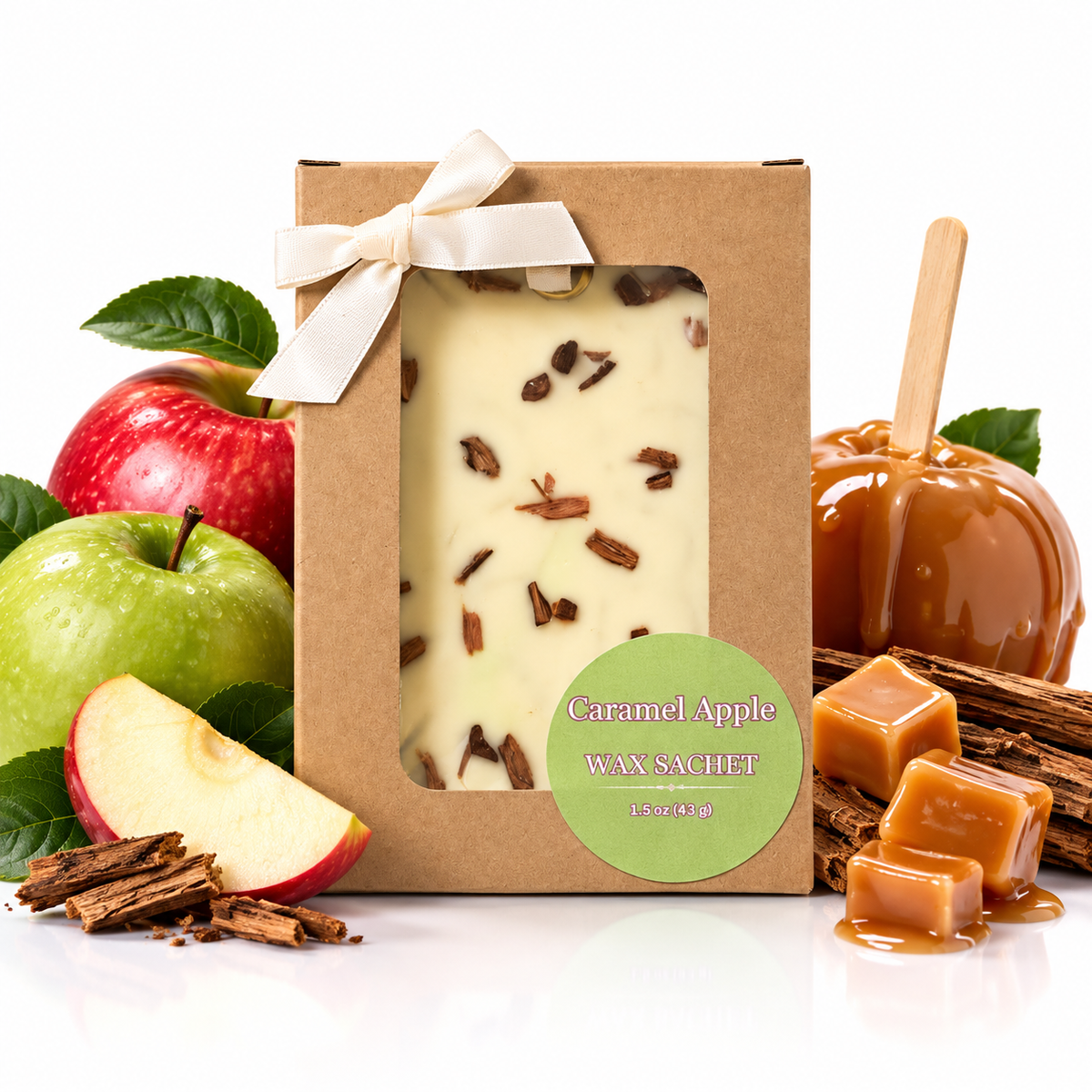 Caramel Apple Botanical Wax Sachet – Fall Home Fragrance