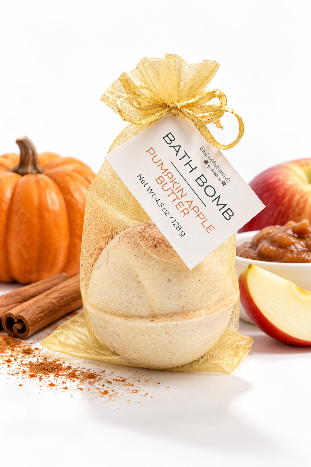 Pumpkin Apple Butter Bath Bomb