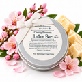 Cherry Blossom Solid Lotion Bar Handmade Skincare Gift