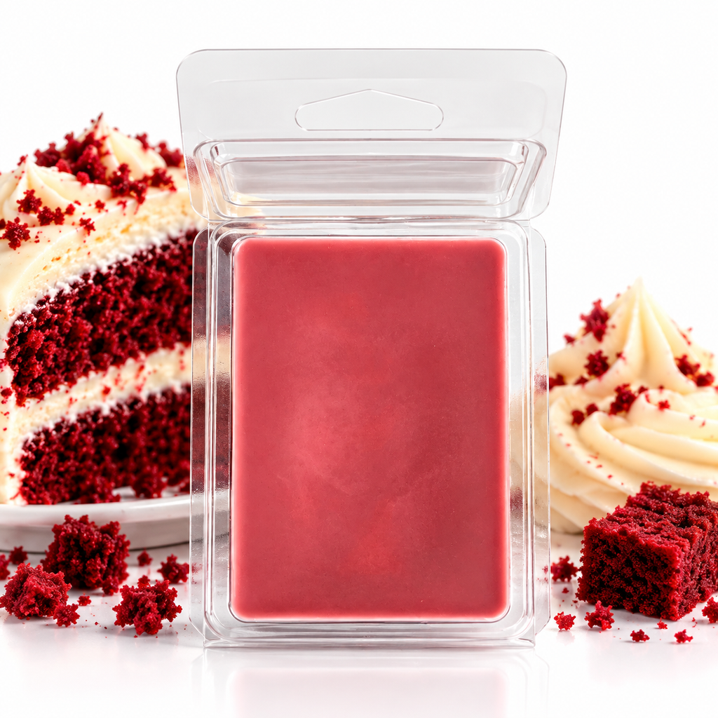 Red Velvet Cake Scented Soy Wax Melts | Dessert-Inspired Fragrance 2.25 oz (64 g)