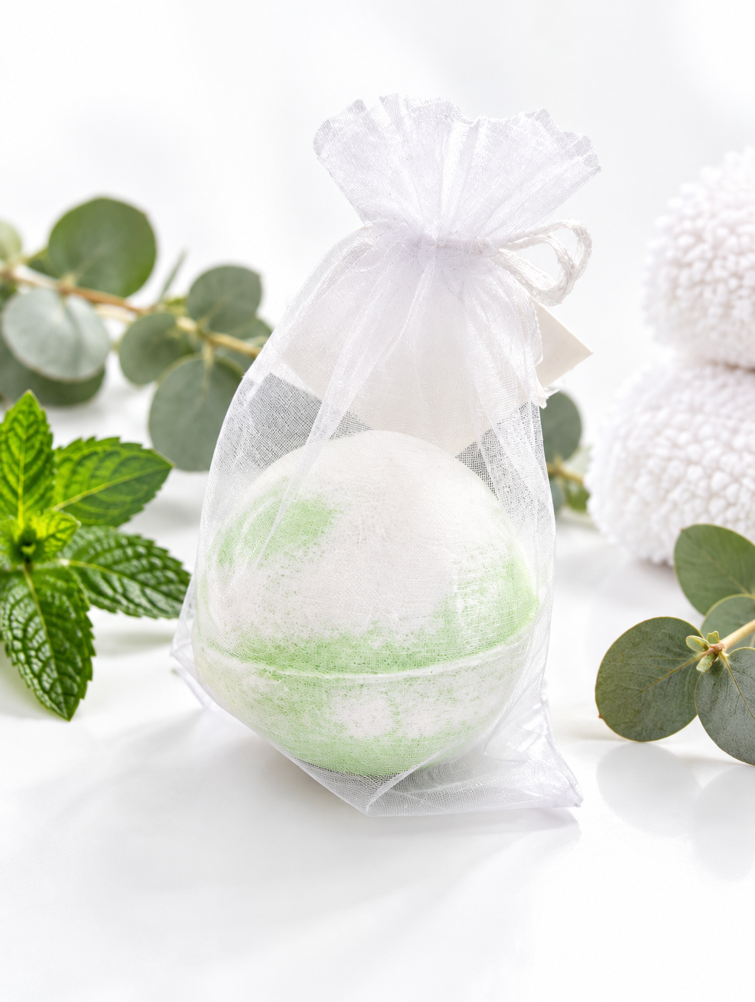 Spearmint Eucalyptus Bath Bomb