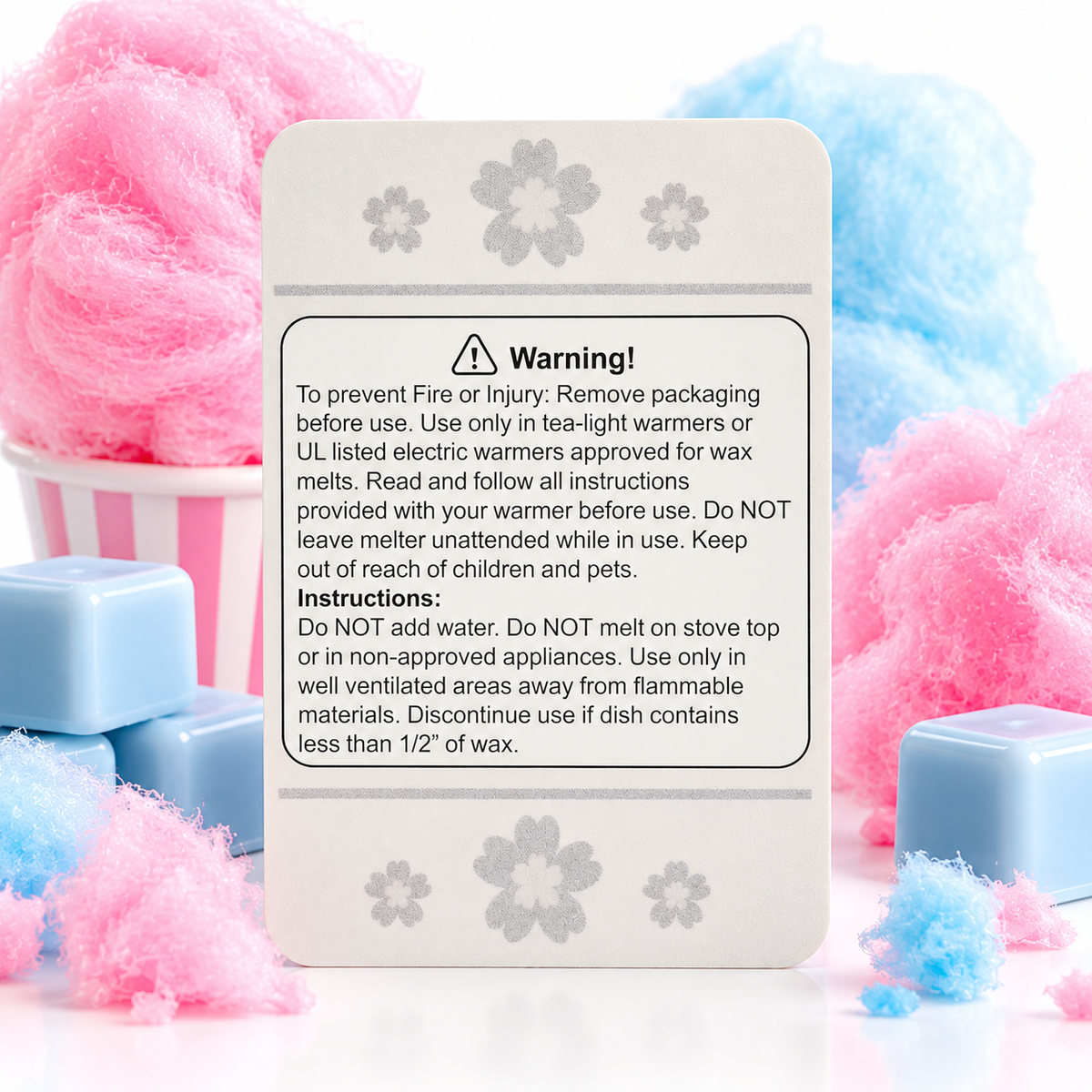 Cotton Candy Wax Melts (2.25 oz, 68 g)