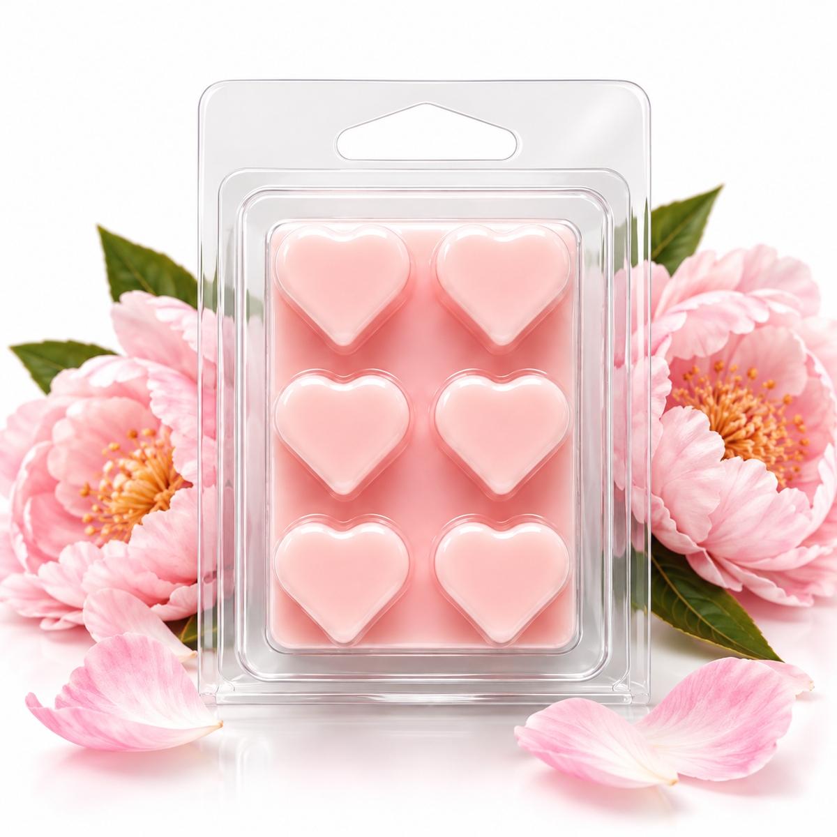 Pink Peony Floral Wax Melts – Elegant Spring Home Fragrance 2.25 oz (64 g)