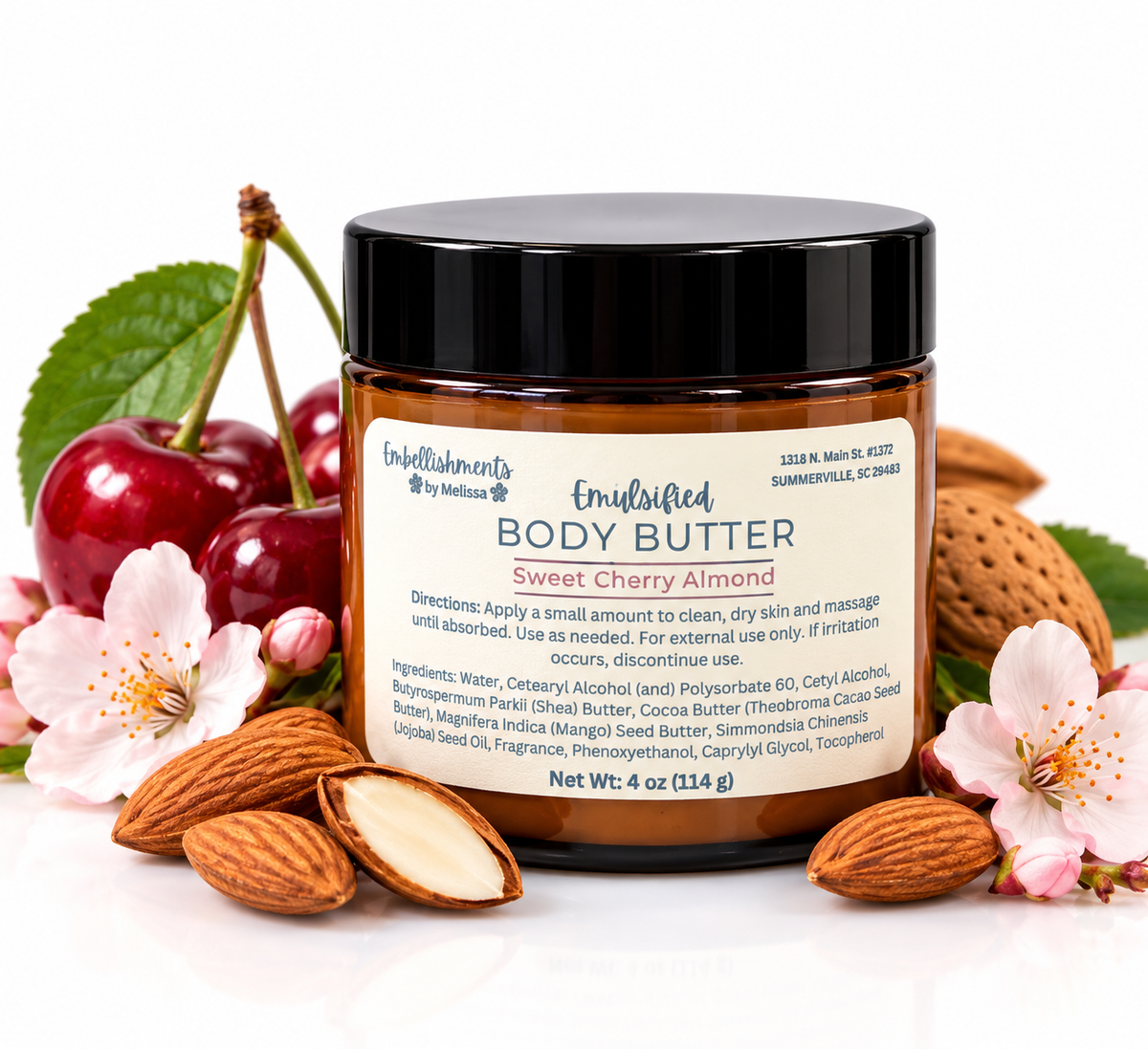 Sweet Cherry Almond Emulsified Body Butter