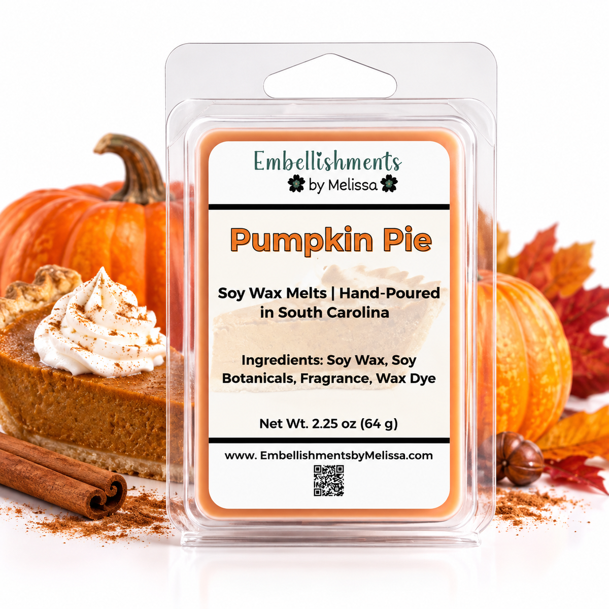 Pumpkin Pie Soy Wax Melts
