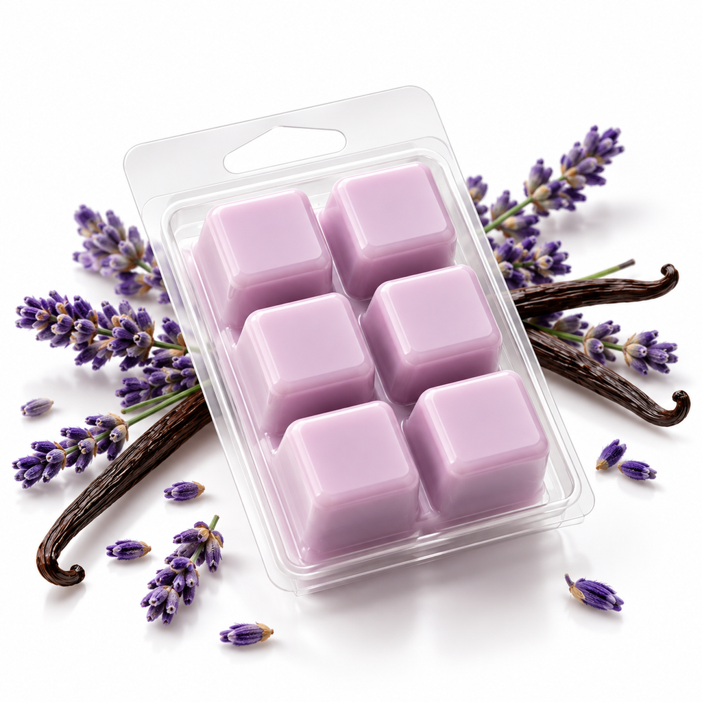 Vanilla Lavender Escape – Scented Soy Wax Melts for Home Fragrance 2.25 oz (64 oz)