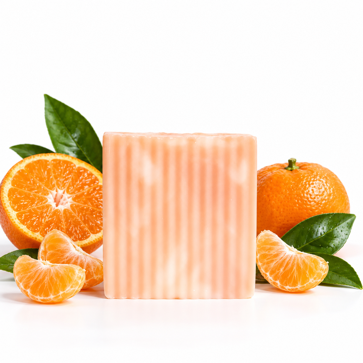 Tangerine Scented Goat Milk Soap – With Real Essential Oil (5 oz)