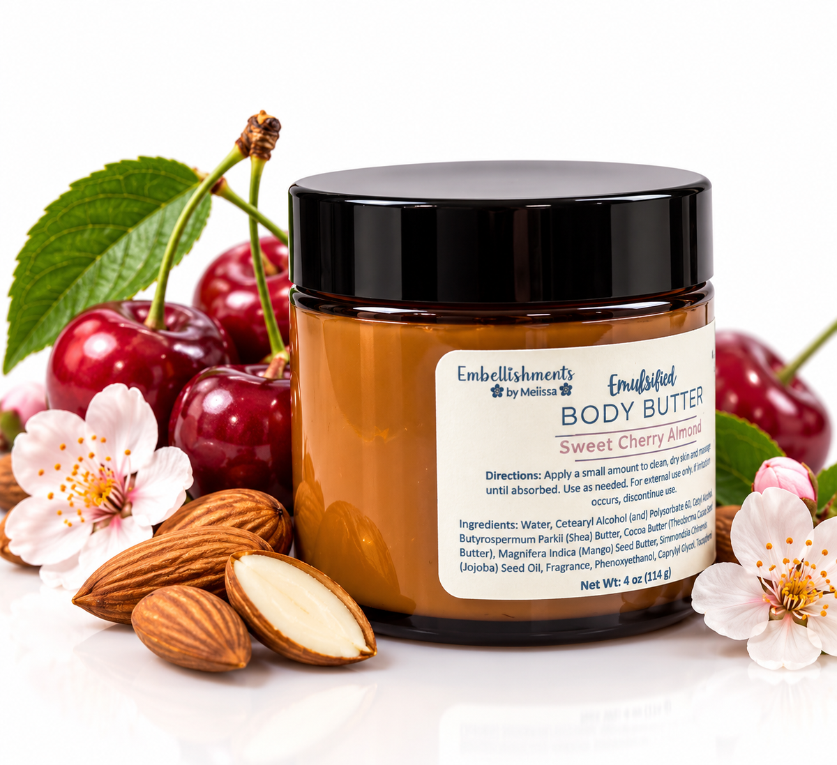 Sweet Cherry Almond Emulsified Body Butter