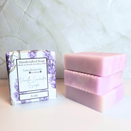 Vanilla Lavender Escape - Handcrafted Relaxation Bar With Essential Oil (5 oz)