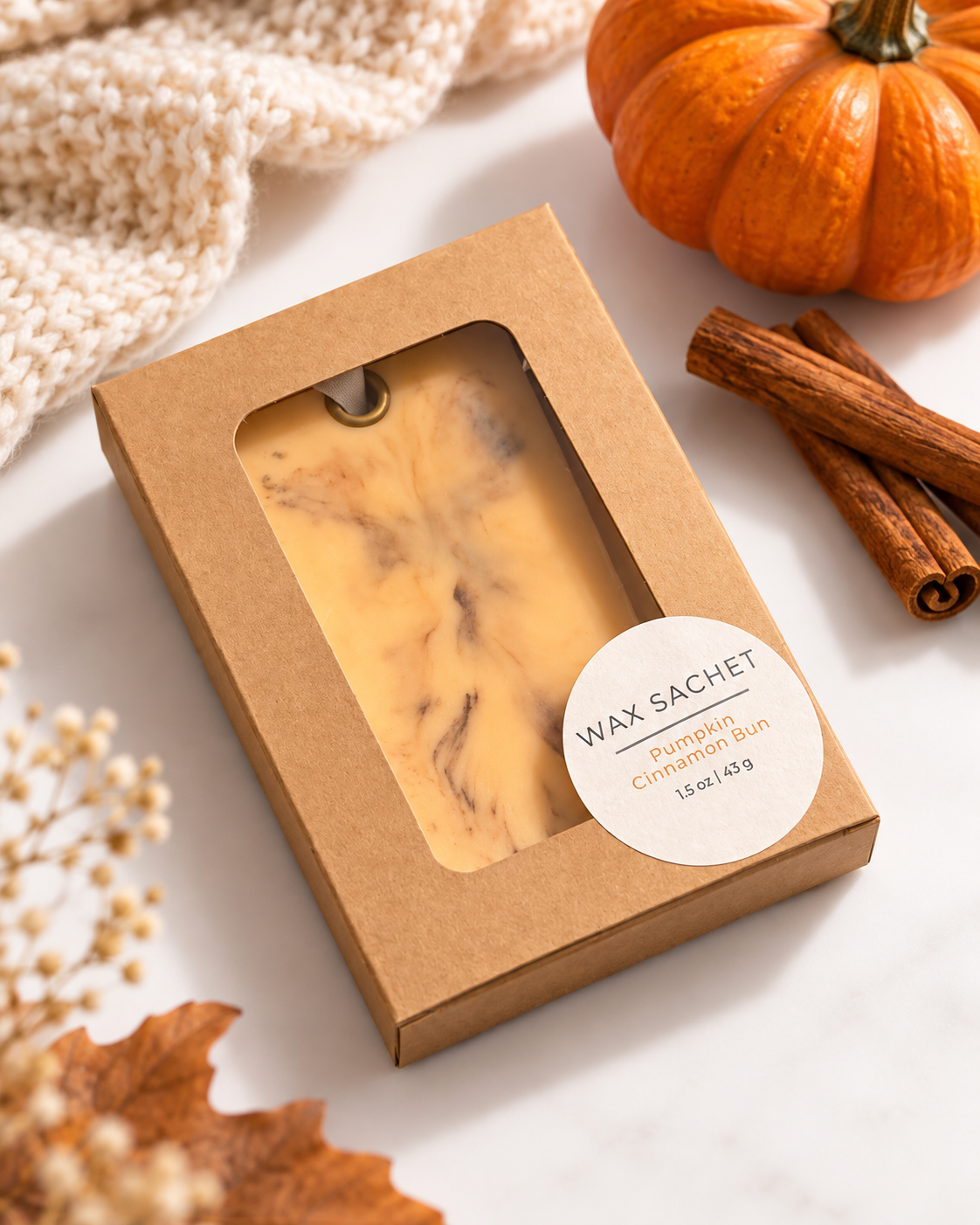 Pumpkin Cinnamon Bun Wax Sachets