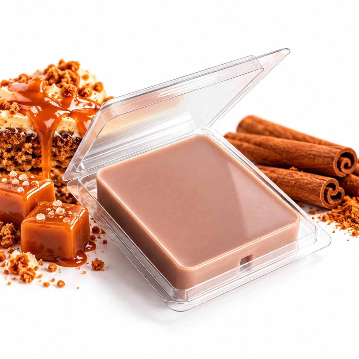 Spiced Caramel Cake Soy Wax Melts – Warm Dessert Scent 2.25 oz (64 g)