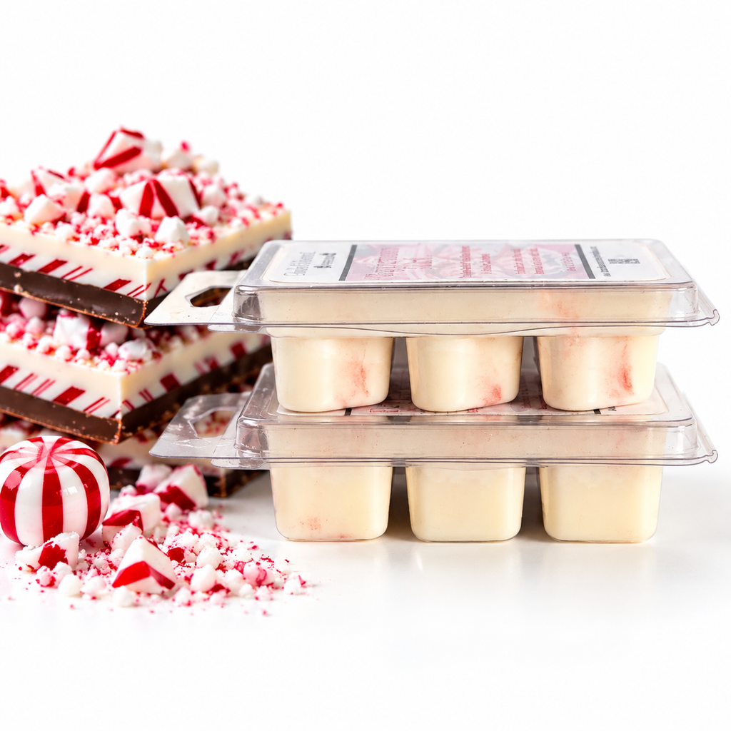 Peppermint Bark Soy Wax Melts – Holiday Candy Scent 2.25 oz (64 g)