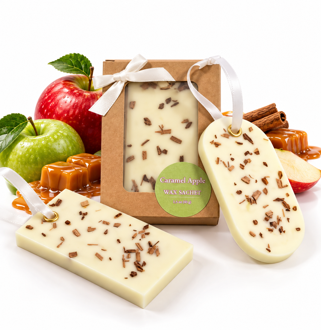 Caramel Apple Botanical Wax Sachet – Fall Home Fragrance