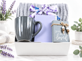 Cozy Grey Self Care Gift Box for Her