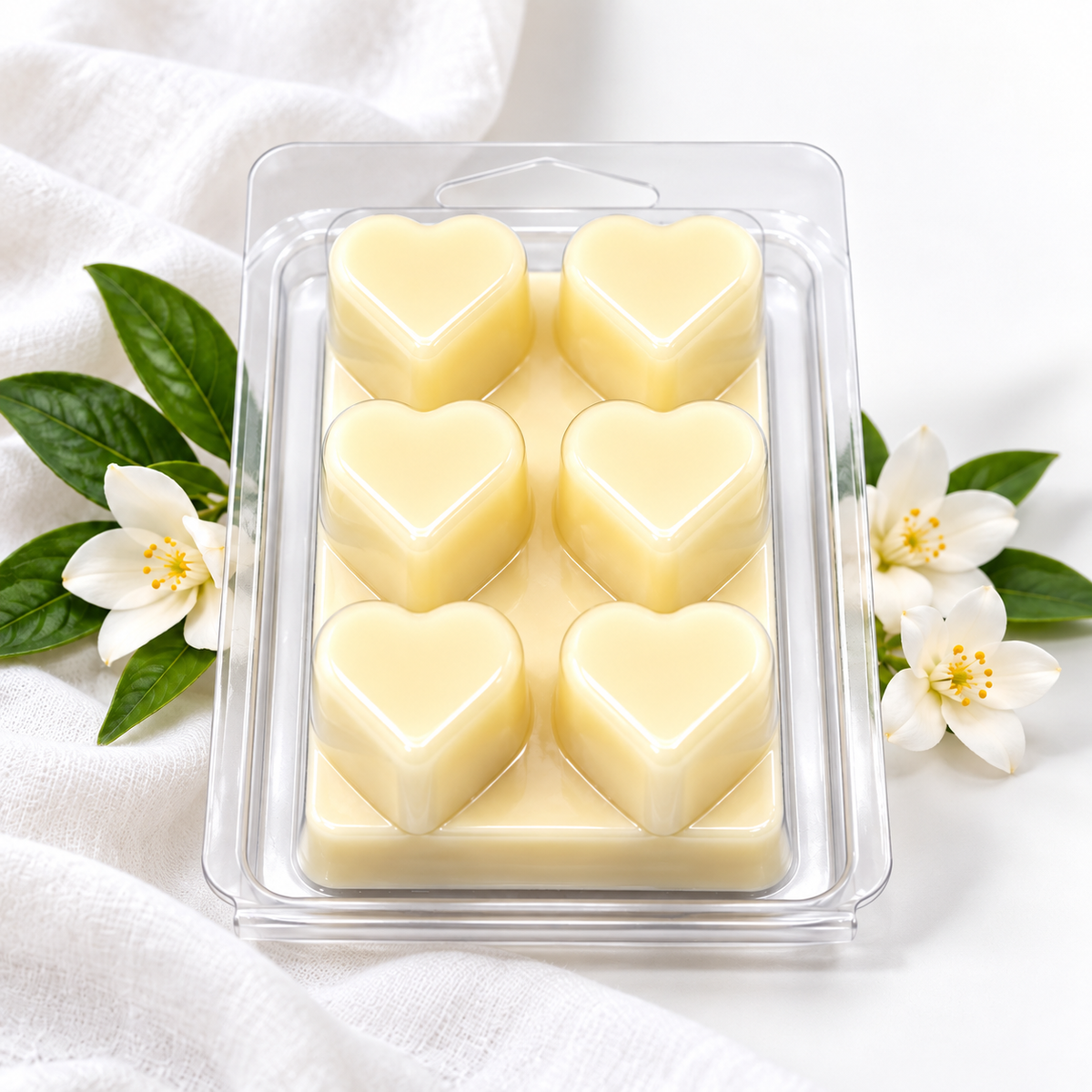 Fresh Linen Soy Wax Melts – Clean Cotton Scent, Natural Soy Home Fragrance 2.25 oz (64 g)