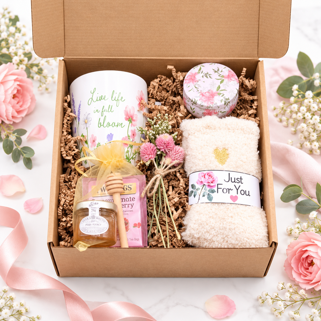 Just For You Gift Box for Mom Thoughtful Self Care Gift Set