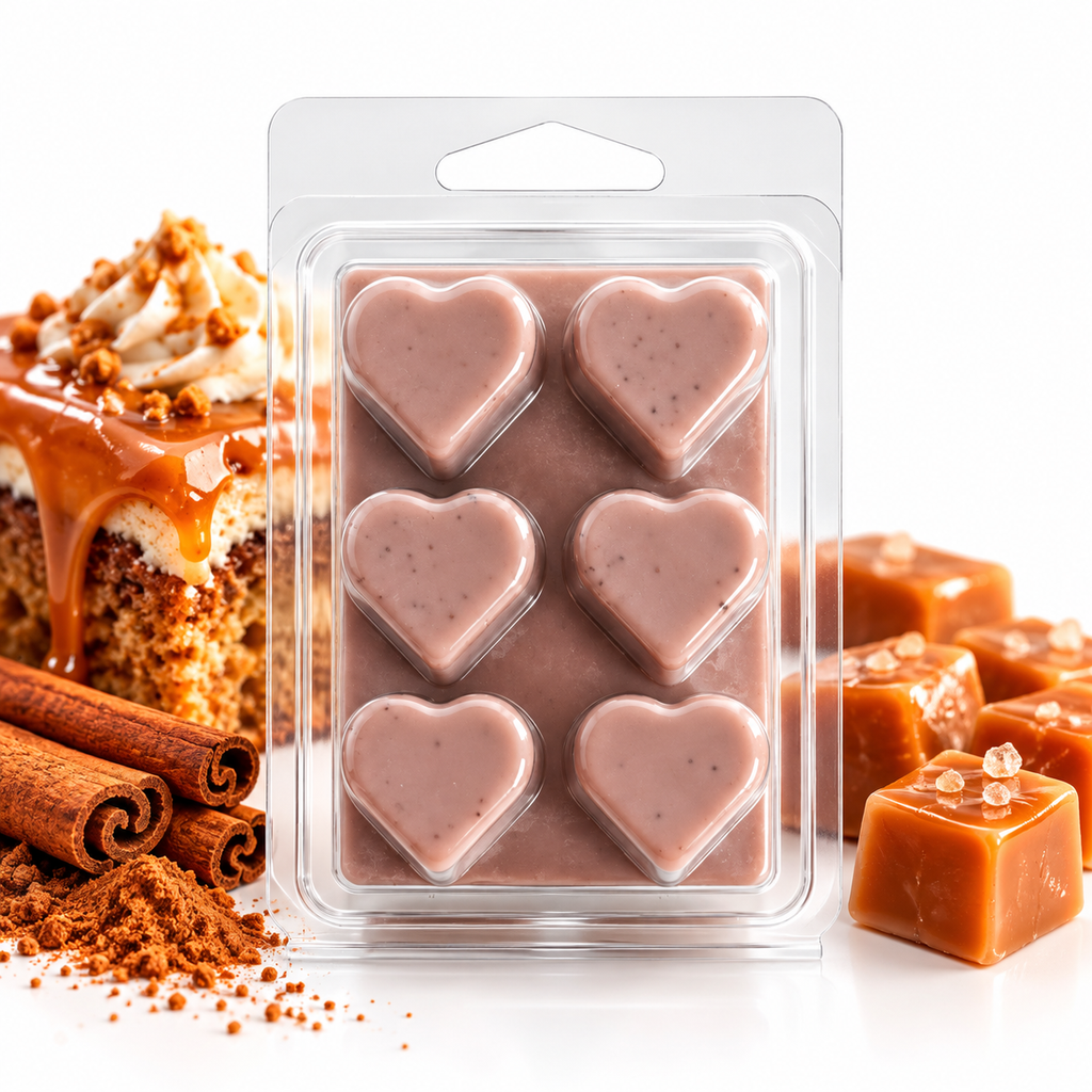 Spiced Caramel Cake Soy Wax Melts – Warm Dessert Scent 2.25 oz (64 g)