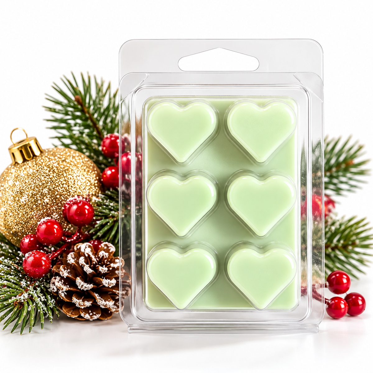 Christmas Tree Scented Soy Wax Melts – Pine Holiday Home Fragrance 2.25 oz (64 g)