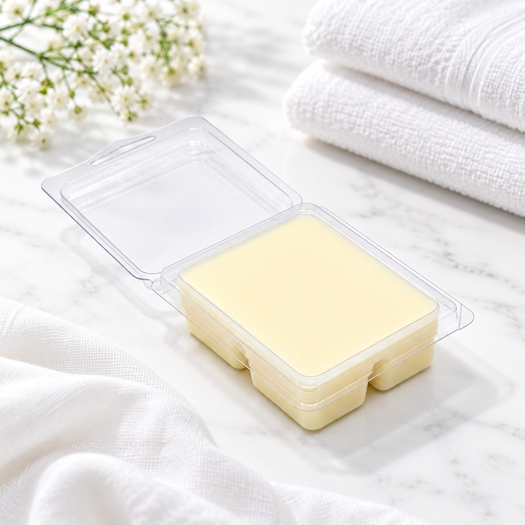 Fresh Linen Soy Wax Melts – Clean Cotton Scent, Natural Soy Home Fragrance 2.25 oz (64 g)
