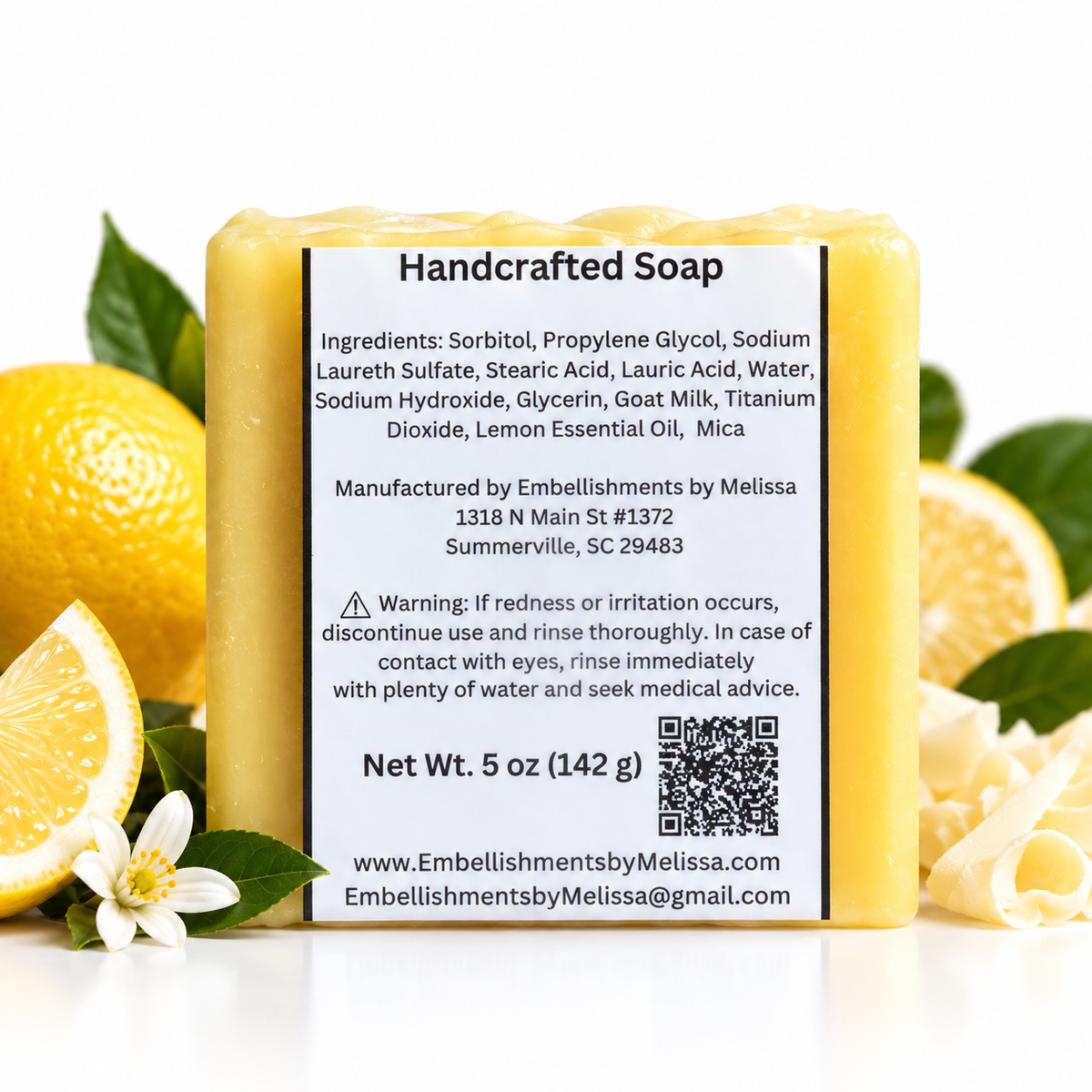 Lemon Fresh Handcrafted Soap Bar