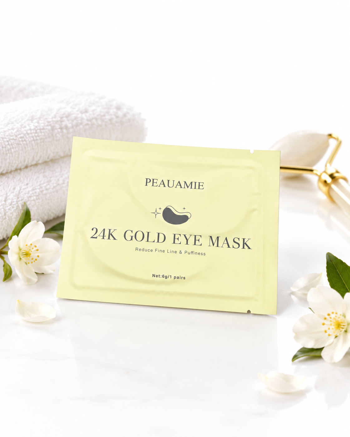 24K Gold Eye Mask – Under-Eye Patches & Self-Care Stocking Stuffer