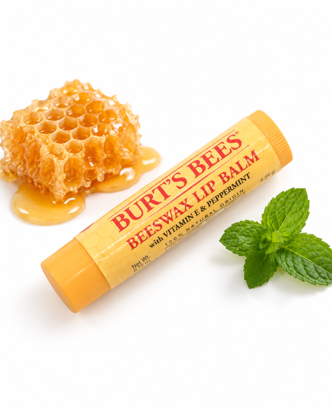 Burt's Bees Beeswax Lip Balm – Vitamin E & Peppermint