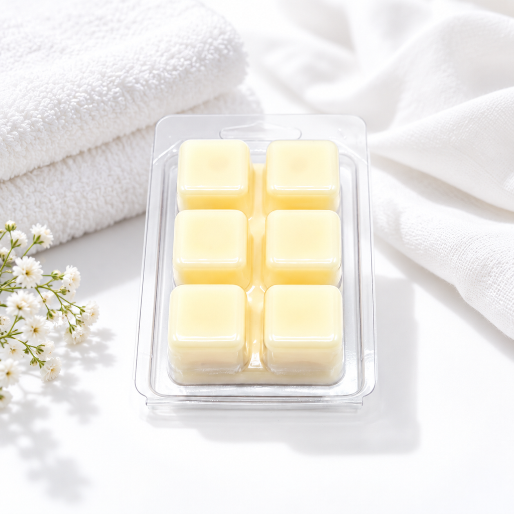 Fresh Linen Soy Wax Melts – Clean Cotton Scent, Natural Soy Home Fragrance 2.25 oz (64 g)